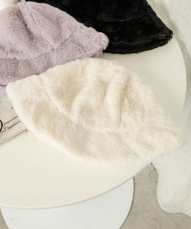 WEGO ファーメトロハット オフホワイト