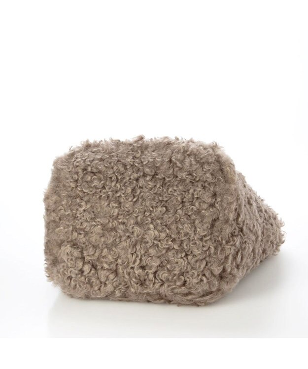 UNBILLION カシュカシュ cachecache / フェイクファー×チェック柄リバーシブルトート オーク