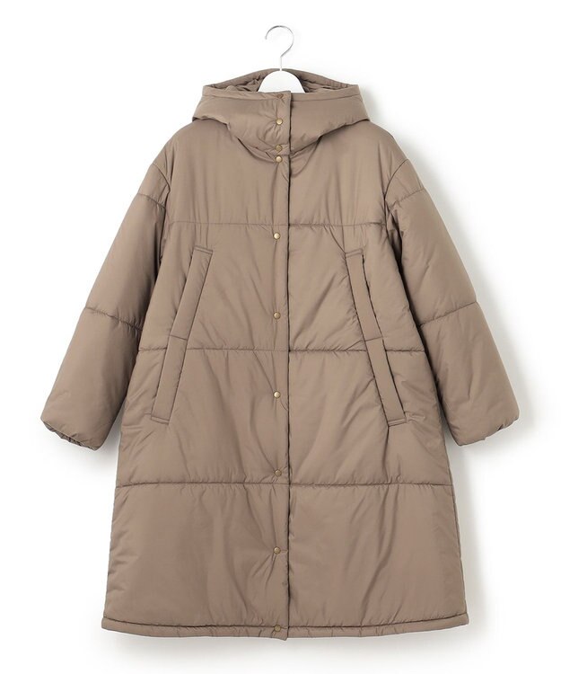 J.PRESS YORK STREET 【WOMEN】中綿フードコート ブラウン系