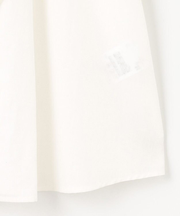 組曲 【WEB限定】ナチュラルローン フリルブラウス アイボリー系