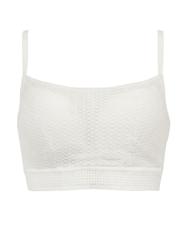 BRADELIS New York 【BRADELIS FIT】UrbanStyleブラ26S1 ノンワイヤー 補正ブラ 補整 下着 響きにくいカップ ホワイト