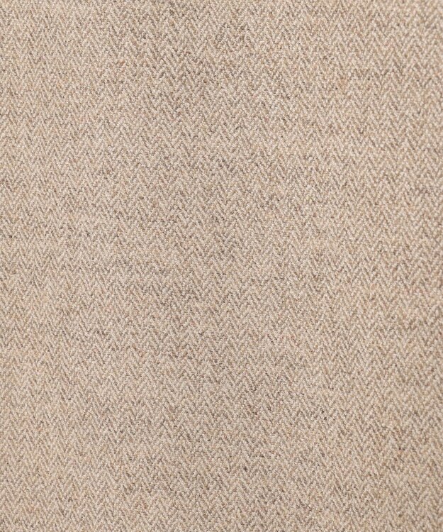 J.PRESS LADIES クラシカル ヘリンボーン セミワイド パンツ ベージュ系