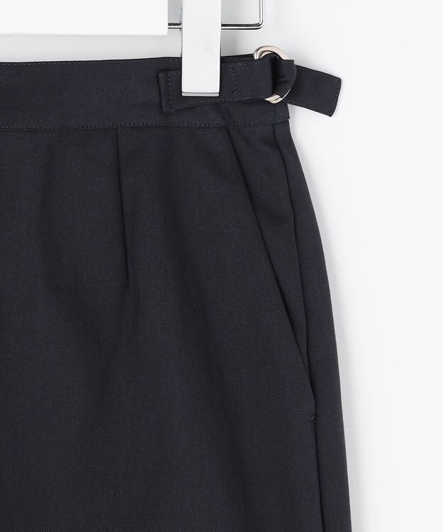 J.PRESS LADIES S TCリネン ドライツイル ナロー スカート ネイビー系