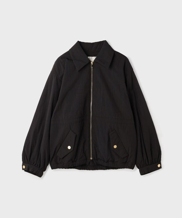 GRACE CONTINENTAL ナイロンパディングブルゾン ブラック