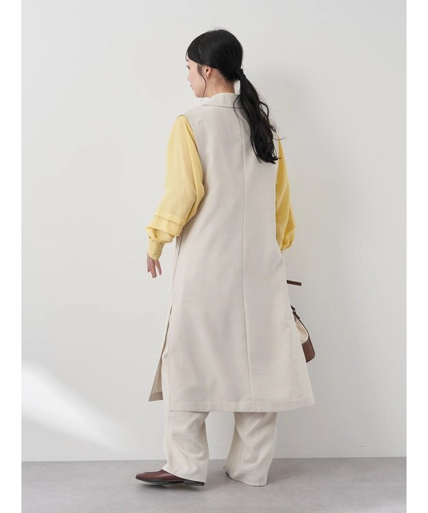 earth music&ecology ロングジレ Beige