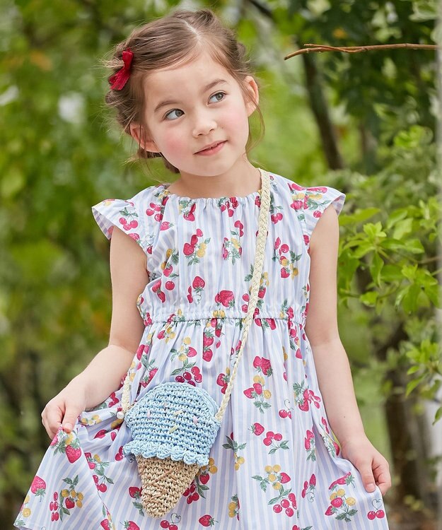 ANY KIDS フルーツ ショルダー ポシェット アイスクリーム