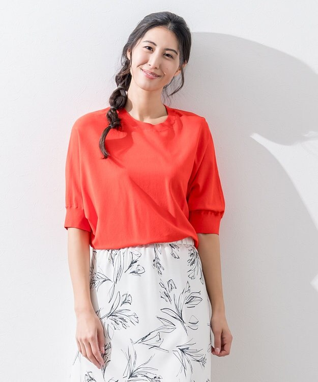 ONWARD Reuse Park 【23区】ニット春夏 オレンジ