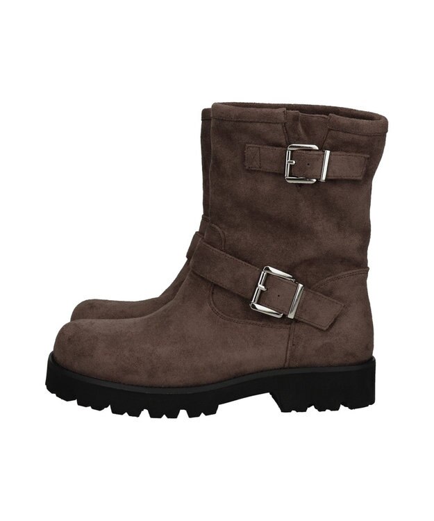 Bridget Birkin 【Bridget Birkin】オブリークトウエンジニアブーツ オークスウェード