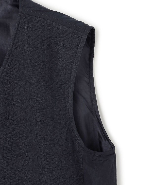 JOSEPH HOMME 【2WAY】パデットニットブロック　リバーシブルベスト ネイビー系