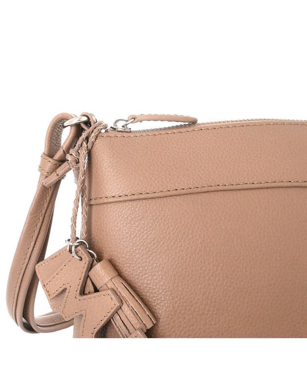 IBIZA MUNDO　牛革　ショルダーバッグ ライトグレー