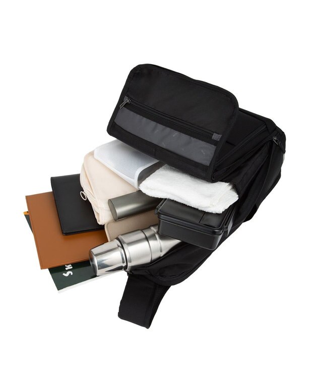 ACE BAGS & LUGGAGE ace. デヴェル ビジネスリュック  B4サイズ 15.6インチPC収納 24L 1050g 2気室 20262 エース ブラック×ネイビー