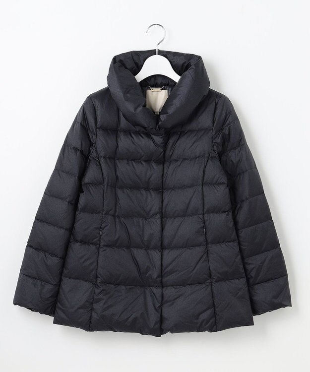 自由区 【XSサイズ～/洗える】ブライトダウン ミドル丈ダウンコート ネイビー系5
