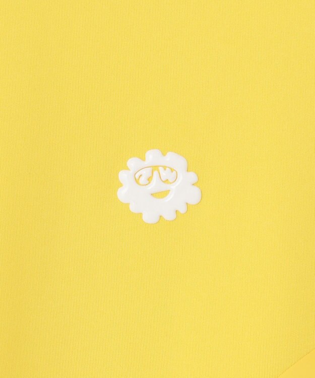 PW CIRCULUS 【UVカット / 吸水速乾 / 伸縮性抜群】【MEN】バックメッシュ切り替えモックT イエロー系