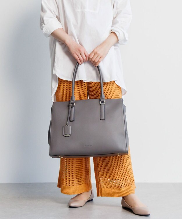 ACE BAGS & LUGGAGE 【PCケース付・A4収納】Jewelna Rose OLバッグ エト トートバッグ 横型 11931 ジュエルナローズ 通勤 チャコール