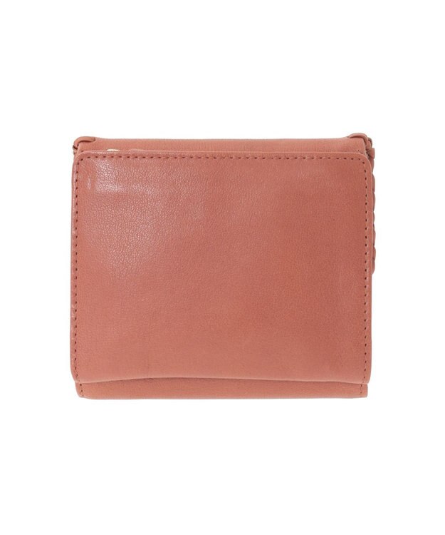 genten ウールシープソフト 二つ折り財布 チャ