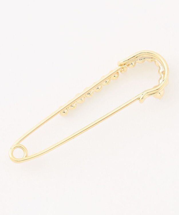 J.PRESS LADIES パール キルトピン ゴールド系