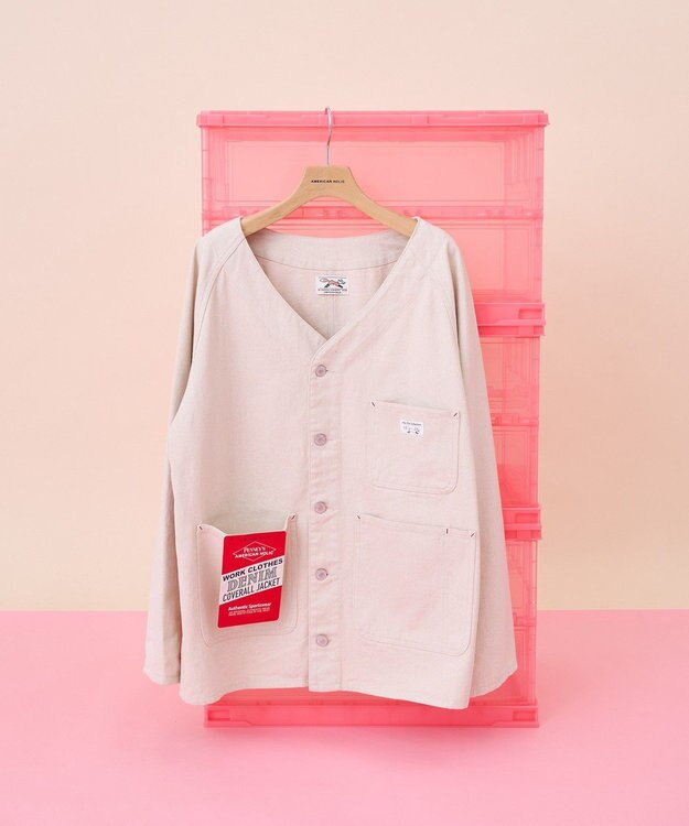 AMERICAN HOLIC 【PENNEY'S】デニムカバーオール Ivory