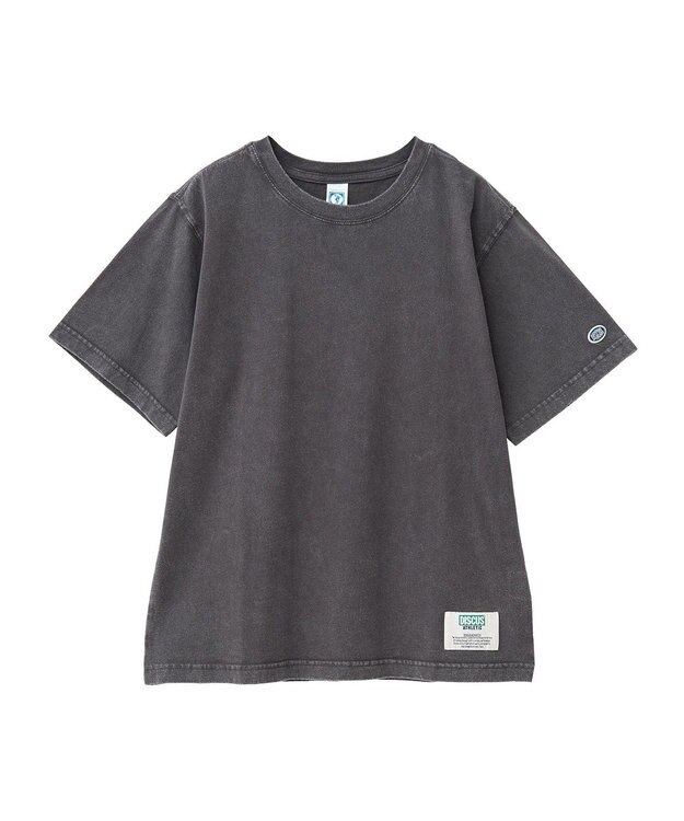 AMERICAN HOLIC DISCUS パウダーブリーチ加工Tシャツ Charcoal Gray