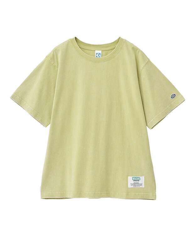 AMERICAN HOLIC DISCUS パウダーブリーチ加工Tシャツ Pistachio