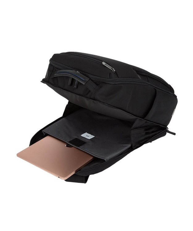 ACE BAGS & LUGGAGE ace. デヴェル ビジネスリュック  B4サイズ 15.6インチPC収納 24L 1050g 2気室 20262 エース ブラック×ネイビー