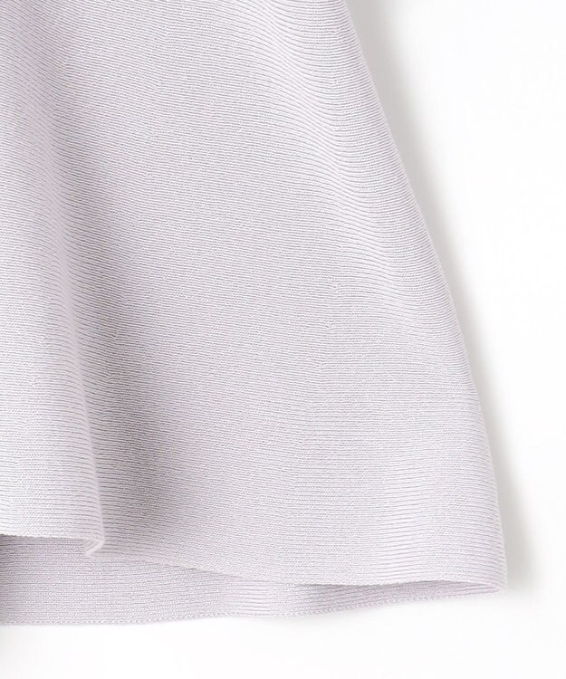 ANY SIS 【WEB・一部店舗限定】ペプラム ニット ラベンダー