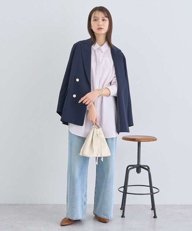 earth music&ecology サッカーレギュラーシャツ Pink