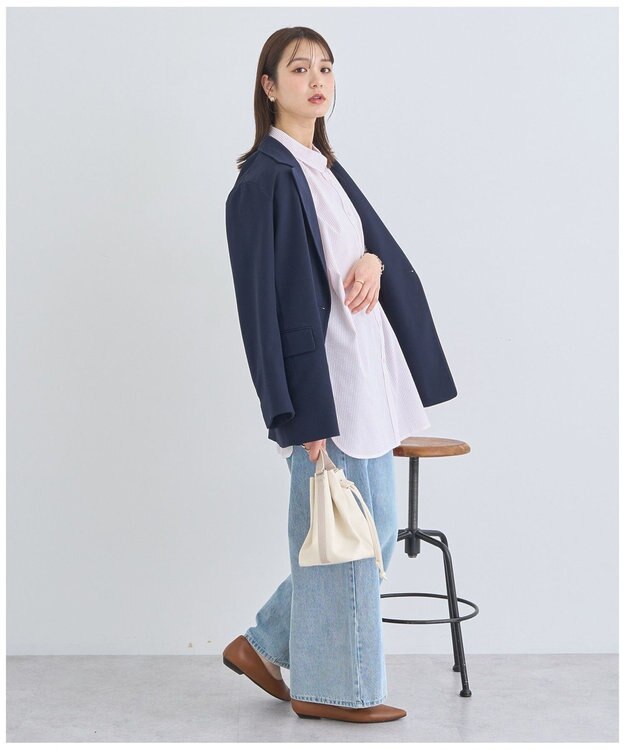 earth music&ecology サッカーレギュラーシャツ Pink