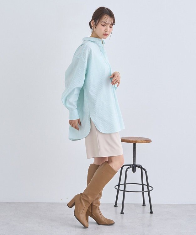 earth music&ecology サッカーレギュラーシャツ Pink