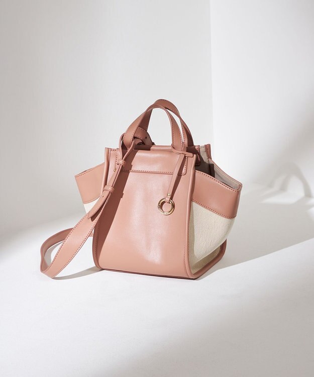 組曲 ４WAYハンド バッグ ピンク系