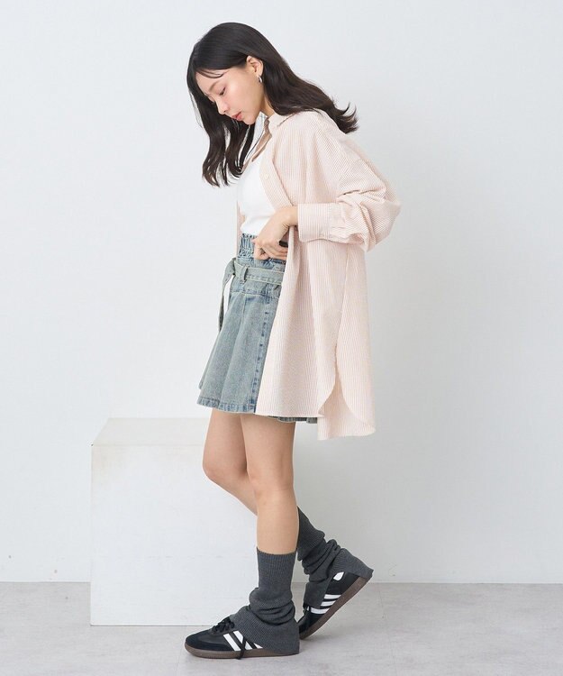 earth music&ecology サッカーレギュラーシャツ Orange