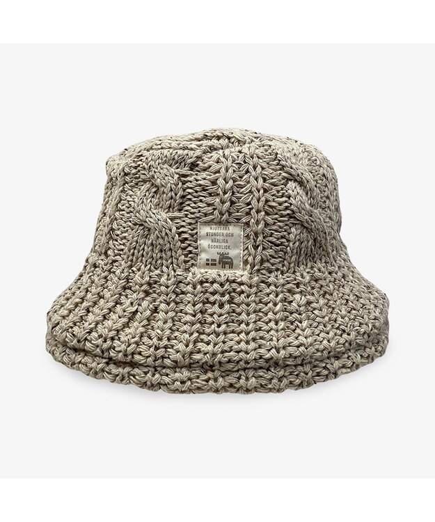 林八百吉商店 moz ニットバケットハット ベージュ