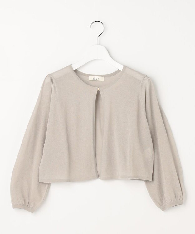 ANY SIS 【Lily Calin】シャイニー ボレロ ライトグレー