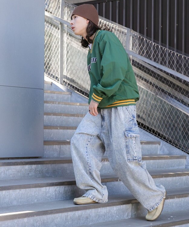 WEGO ナイロンプルオーバー ダークグリーン