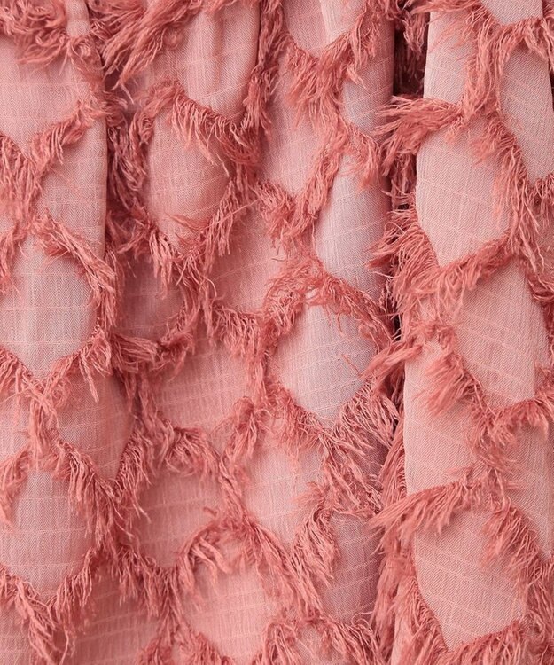 Green Parks ・ＥＬＥＮＣＡＲＥ　ＤＵＥフリンジジャカードビスチェ Pink