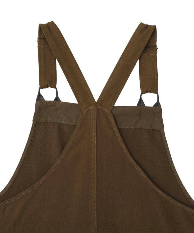 CRAFT STANDARD BOUTIQUE フロントジップジャンパースカート Brown