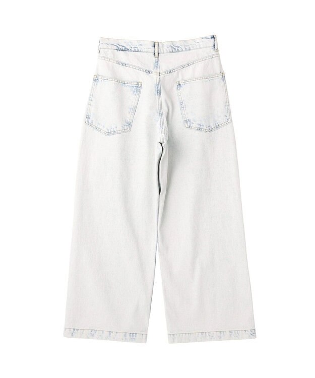 CRAFT STANDARD BOUTIQUE ハイブリーチケミカル加工デニムワイドパンツ Light Indigo