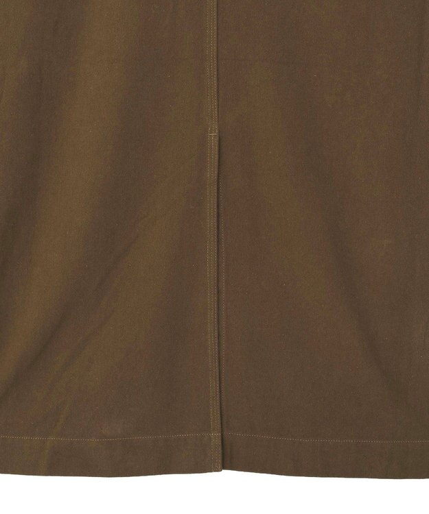 CRAFT STANDARD BOUTIQUE フロントジップジャンパースカート Brown