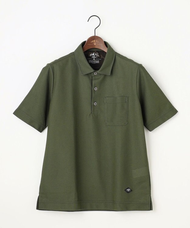 JOSEPH ABBOUD MOUNTAIN ＯＧ鹿ノ子ポロ（ＯＰＳ） カーキ系