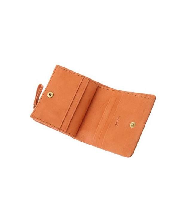 genten ゴートベーシック 二つ折り財布 レンガ