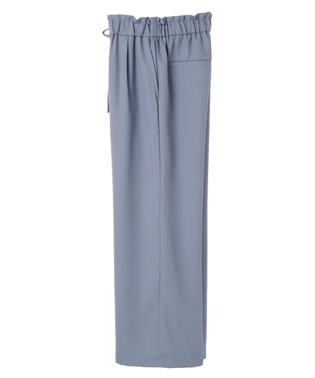 earth music&ecology 裾ドロストパラシュートパンツ Grayish Blue