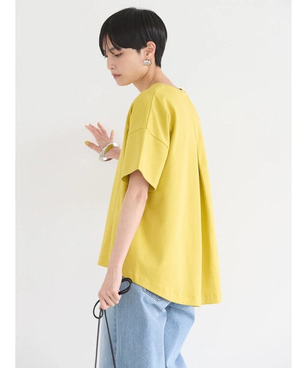 AMERICAN HOLIC 接触冷感バックタックポンチプルオーバー Yellow