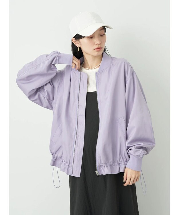 earth music&ecology シャーリングＭＡー１ Lavender