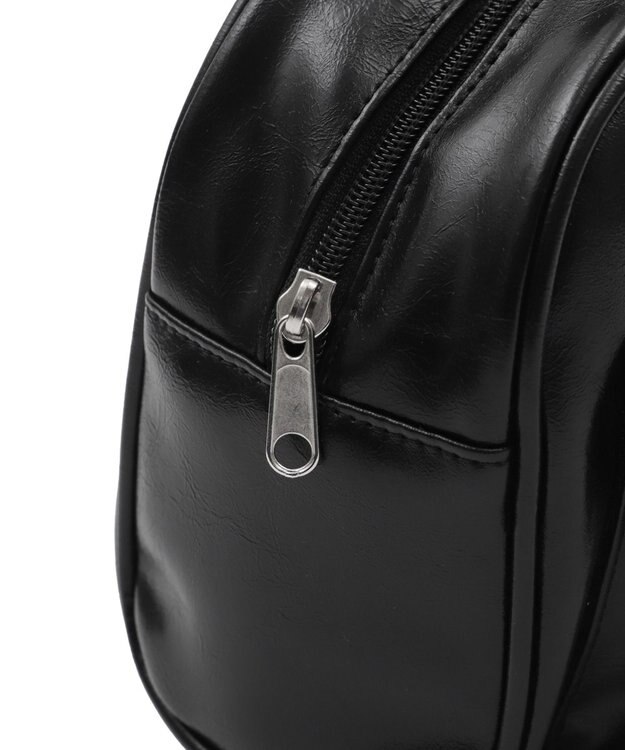 WEGO レースアップボストンバッグ ブラック