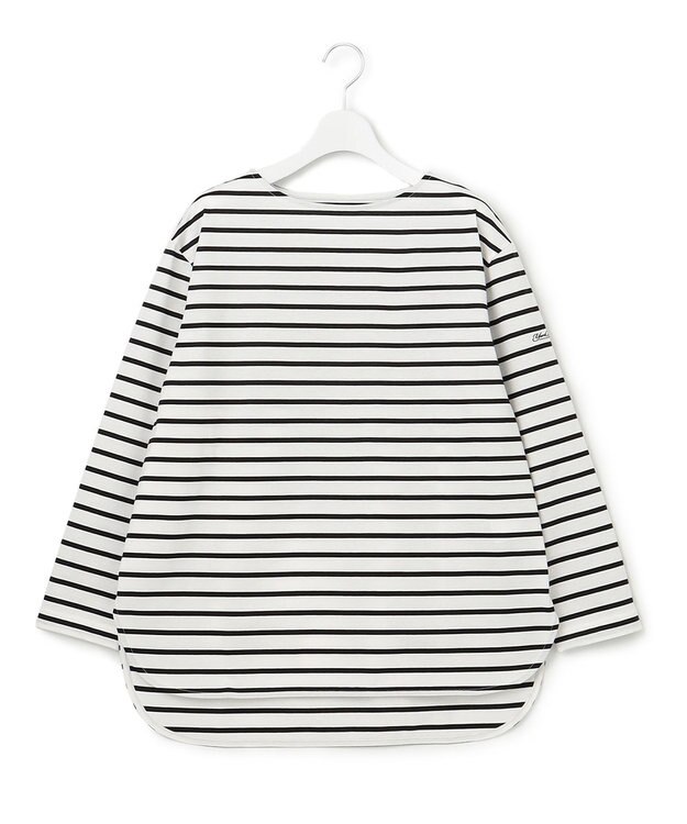 J.PRESS YORK STREET 【WOMEN】バスクTシャツ ホワイト系1