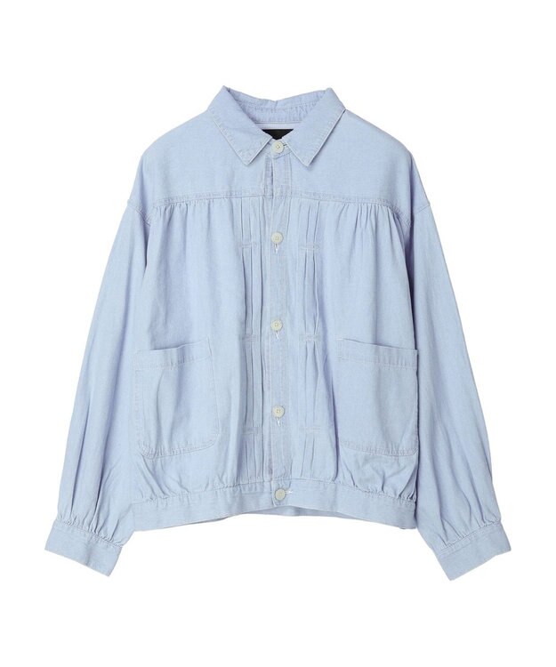 CRAFT STANDARD BOUTIQUE ライトデニムギャザーＧジャン Light Indigo