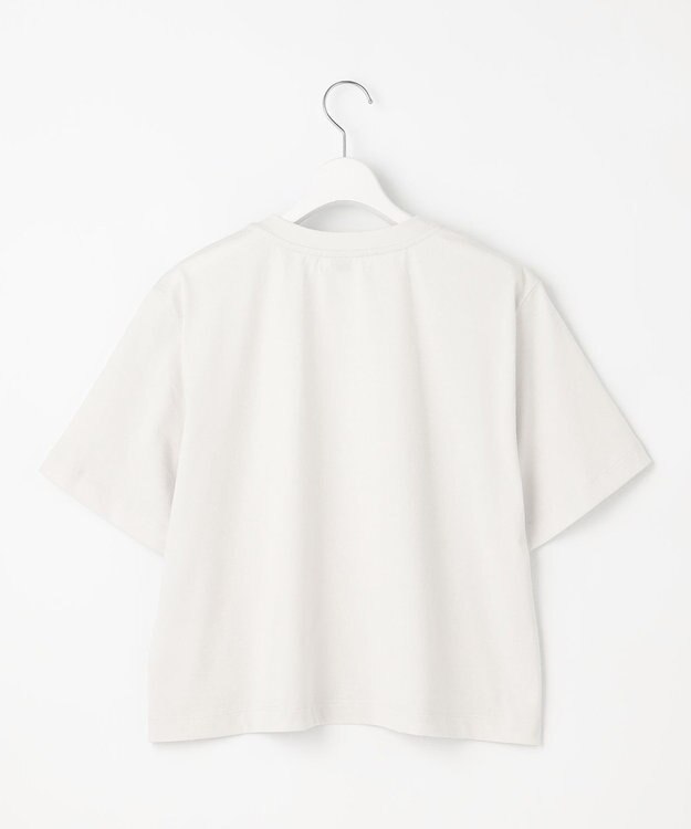 J.PRESS LADIES 【洗える】スパンコール Ｔシャツ グレージュ系