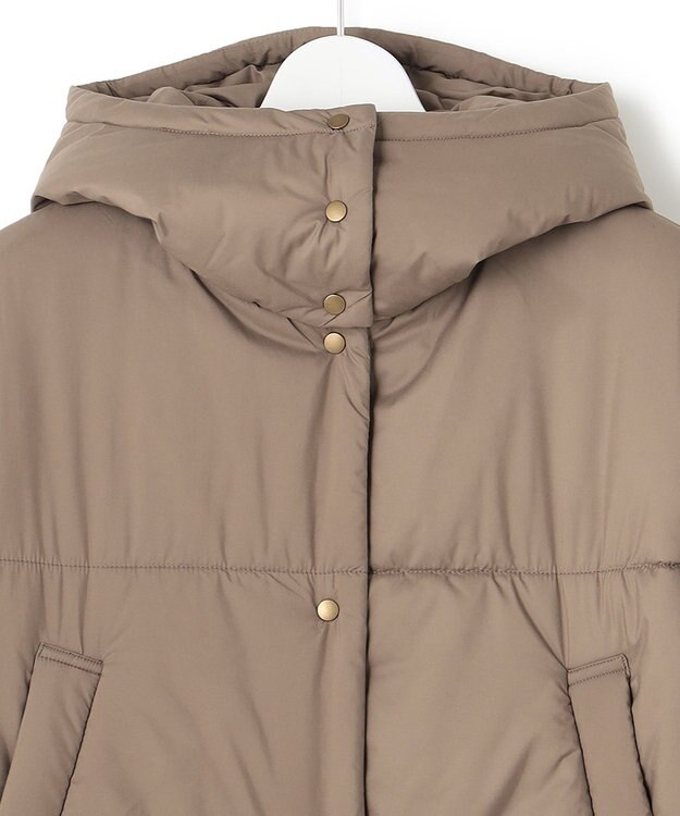 J.PRESS YORK STREET 【WOMEN】中綿フードコート ブラウン系