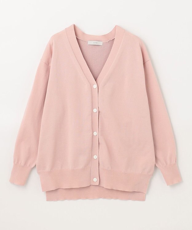 ANY 【洗濯機可能・UVケア】Ｖネック カーディガン ピンク