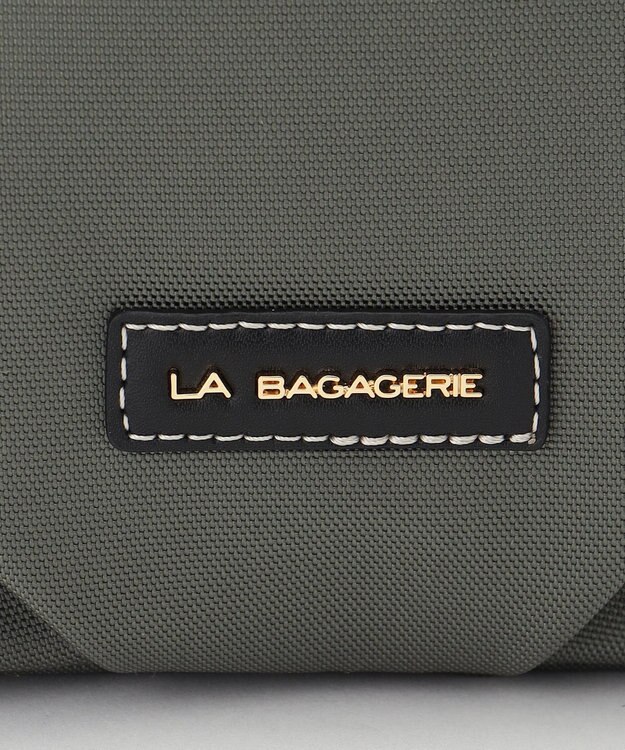 LA BAGAGERIE ポリエステルキャンバス　タックポシェット グレー