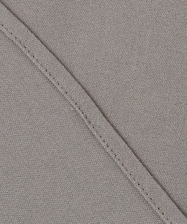 自由区 【洗える】ハイツイストシャツ ブラウス グレー